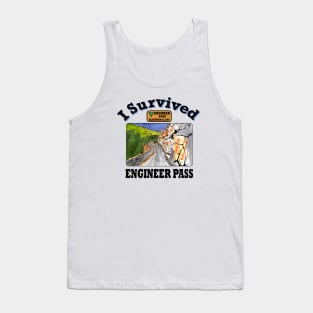 I Survived Engineer Pass Painting 1, Ouray Colorado Tank Top